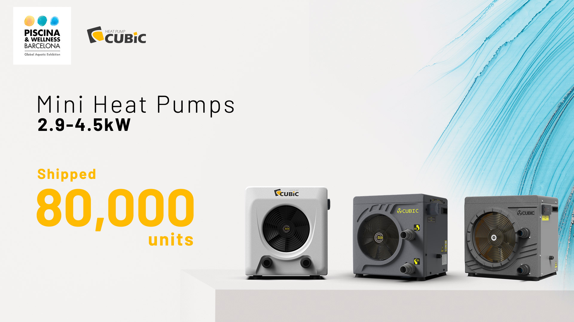 Cubic Mini Pool Heat Pumps