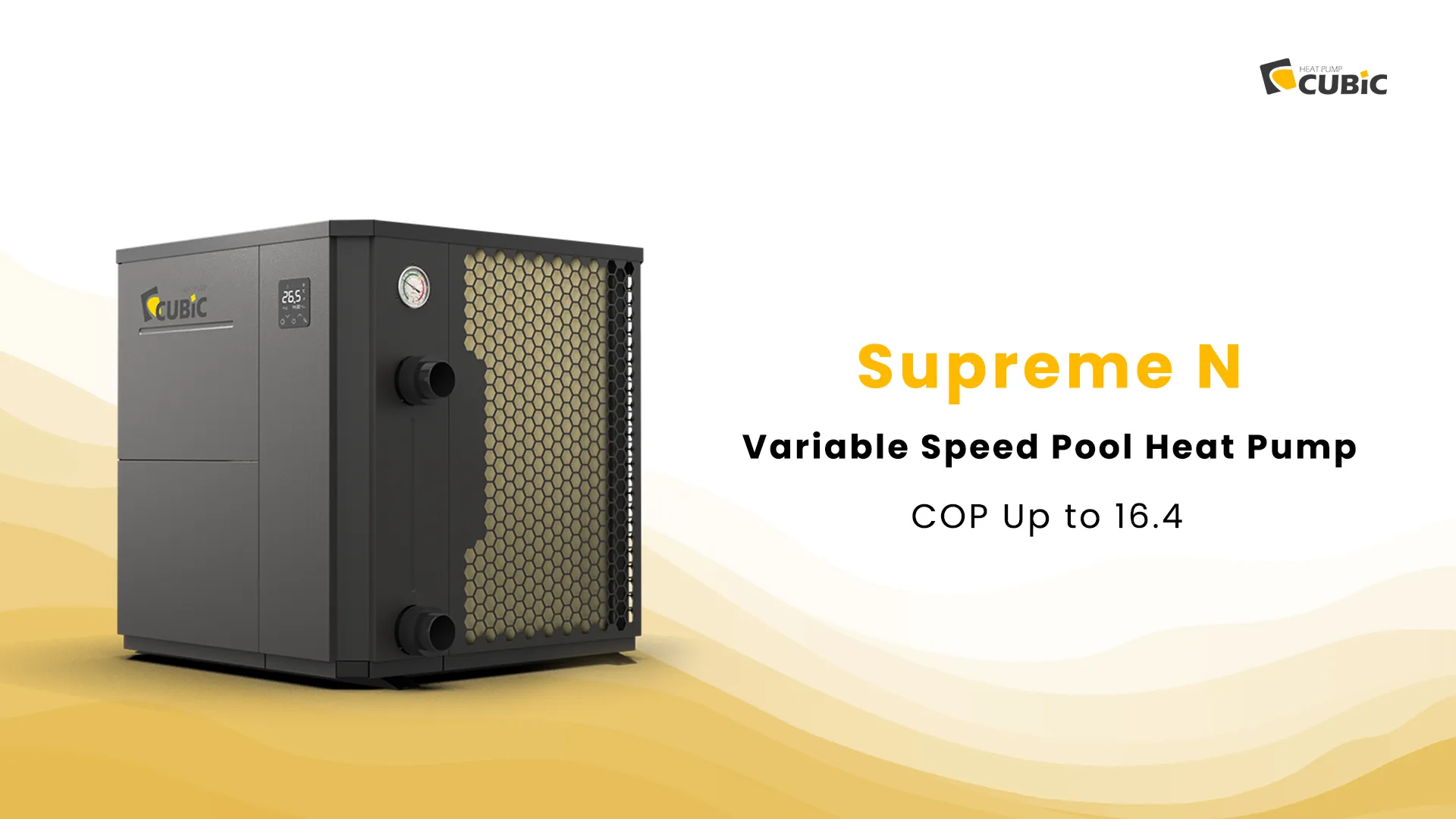 Supreme N Variable Speed Pool Heat Pump